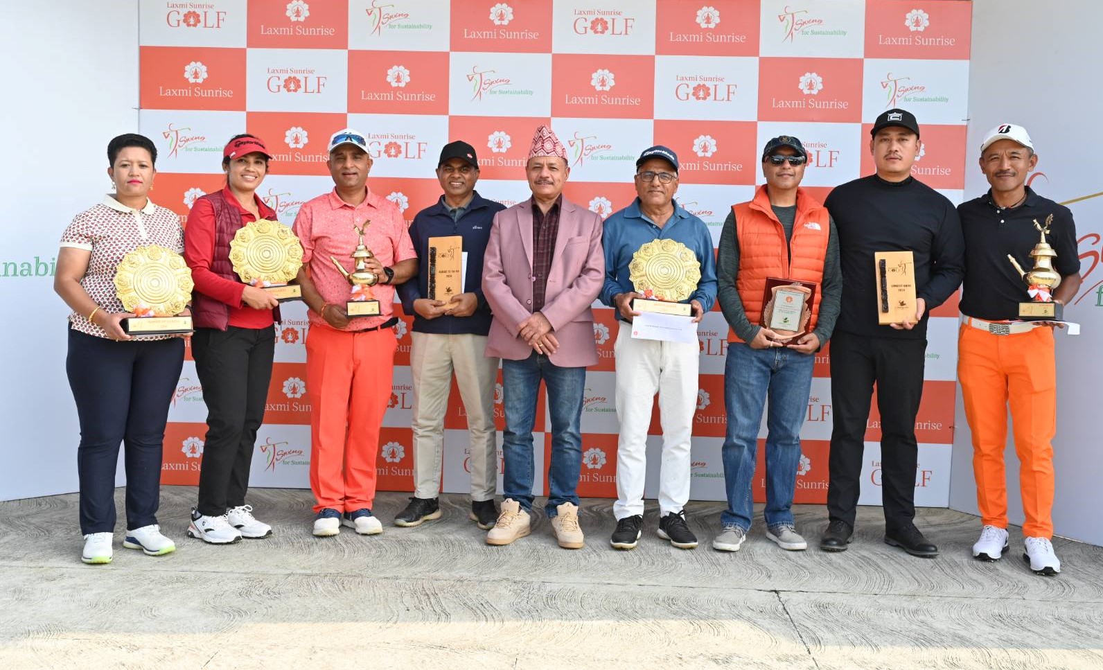 Laxmi Sunrise Bank drives sustainability with 9th Invitational Golf Tournament