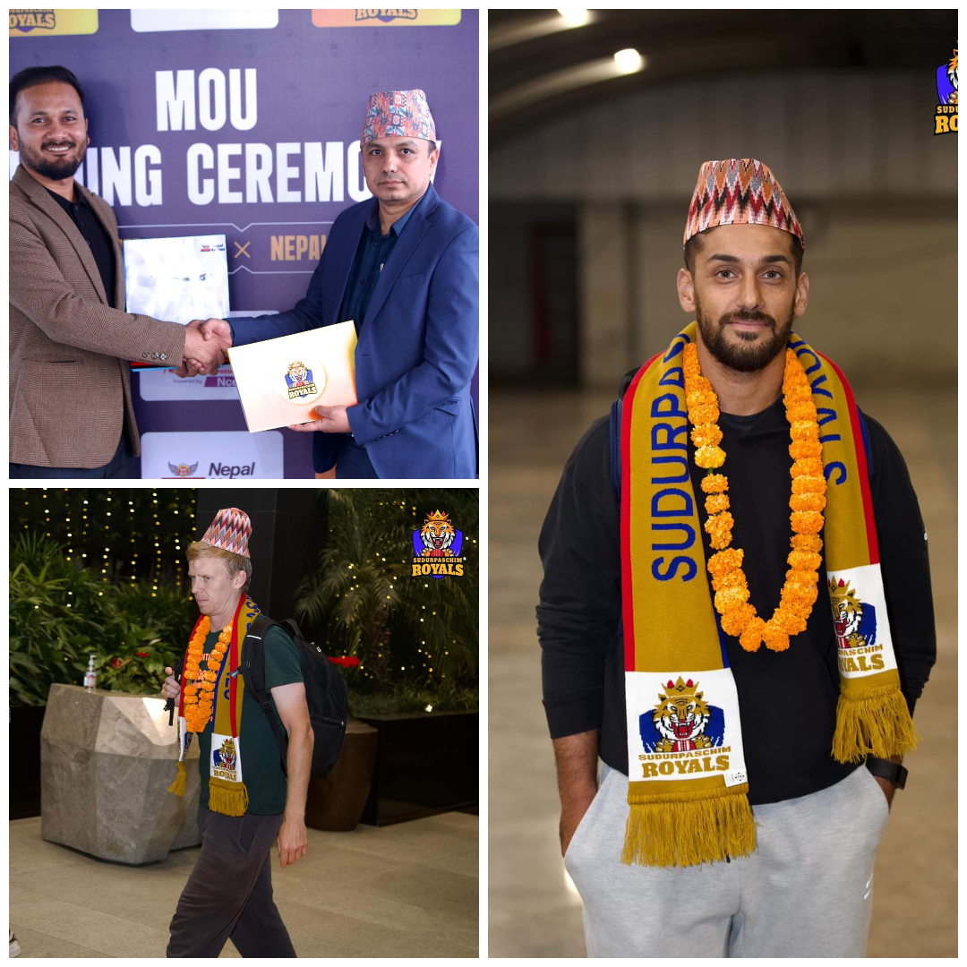 Sudurpashchim Royals signs deal with Nepal Airlines, Kuggeleijn & Zaib arrive