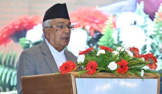 Climate Change is the world’s main issue: President Paudel