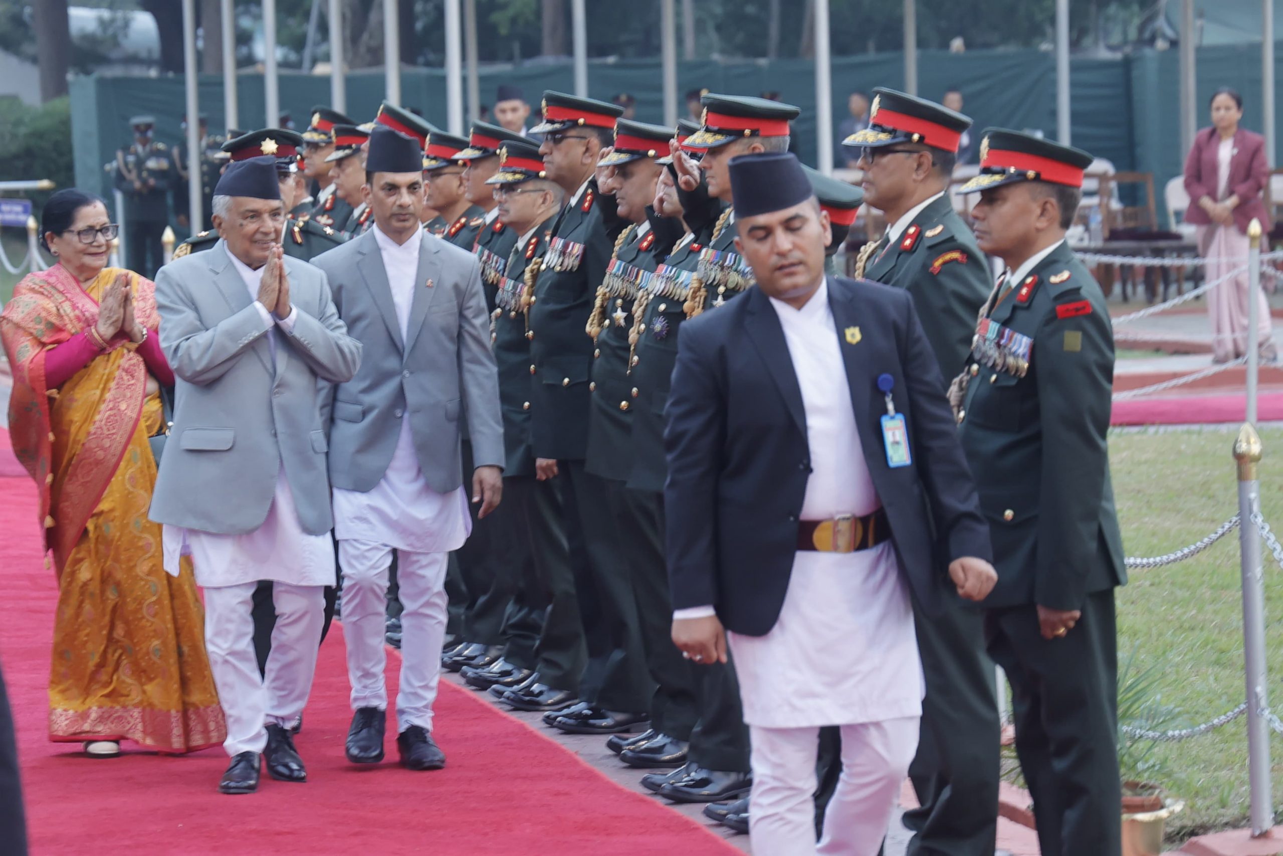 President Ram Chandra Paudel departing for Azerbaijan