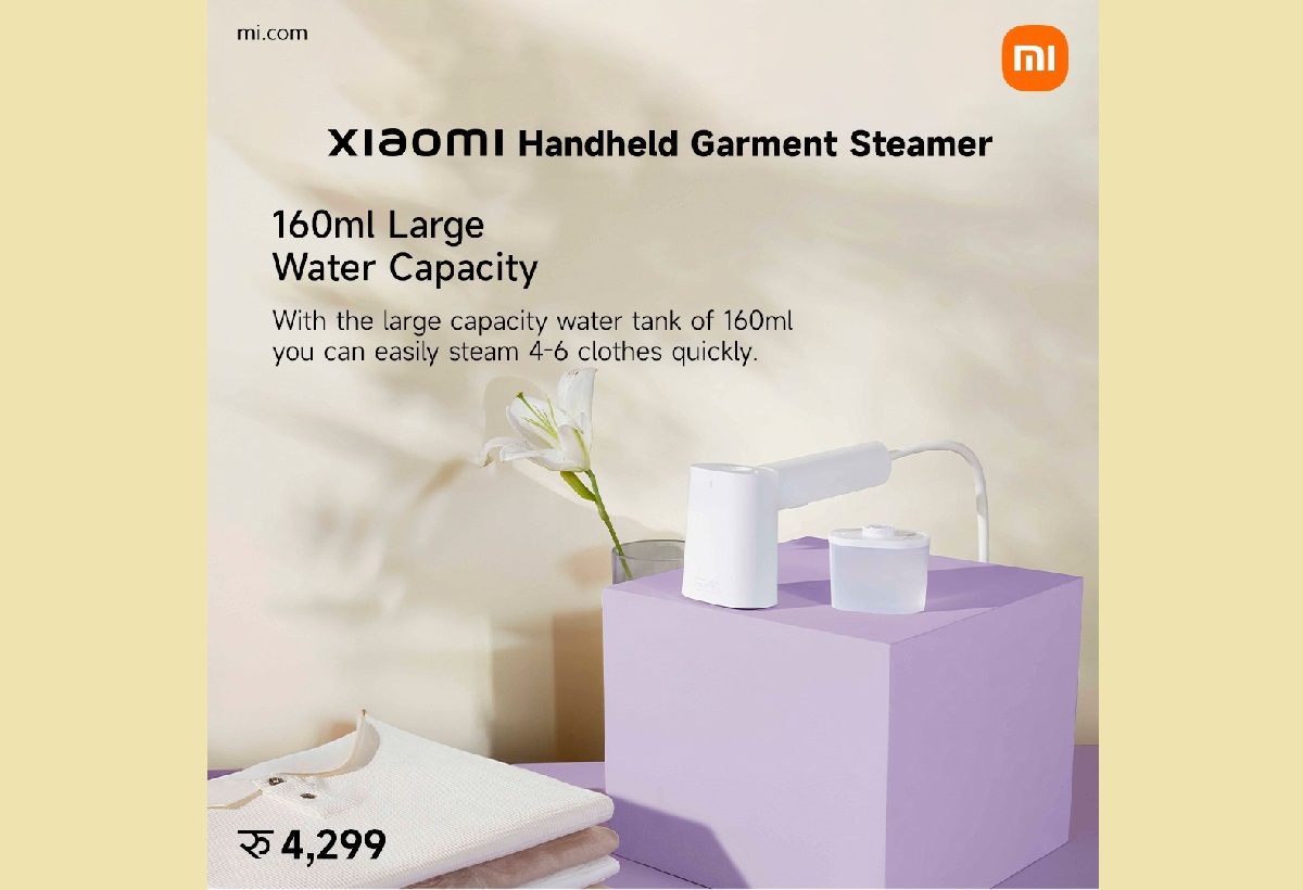 Xiaomi Nepal unveils the Xiaomi Handheld Garment Steamer