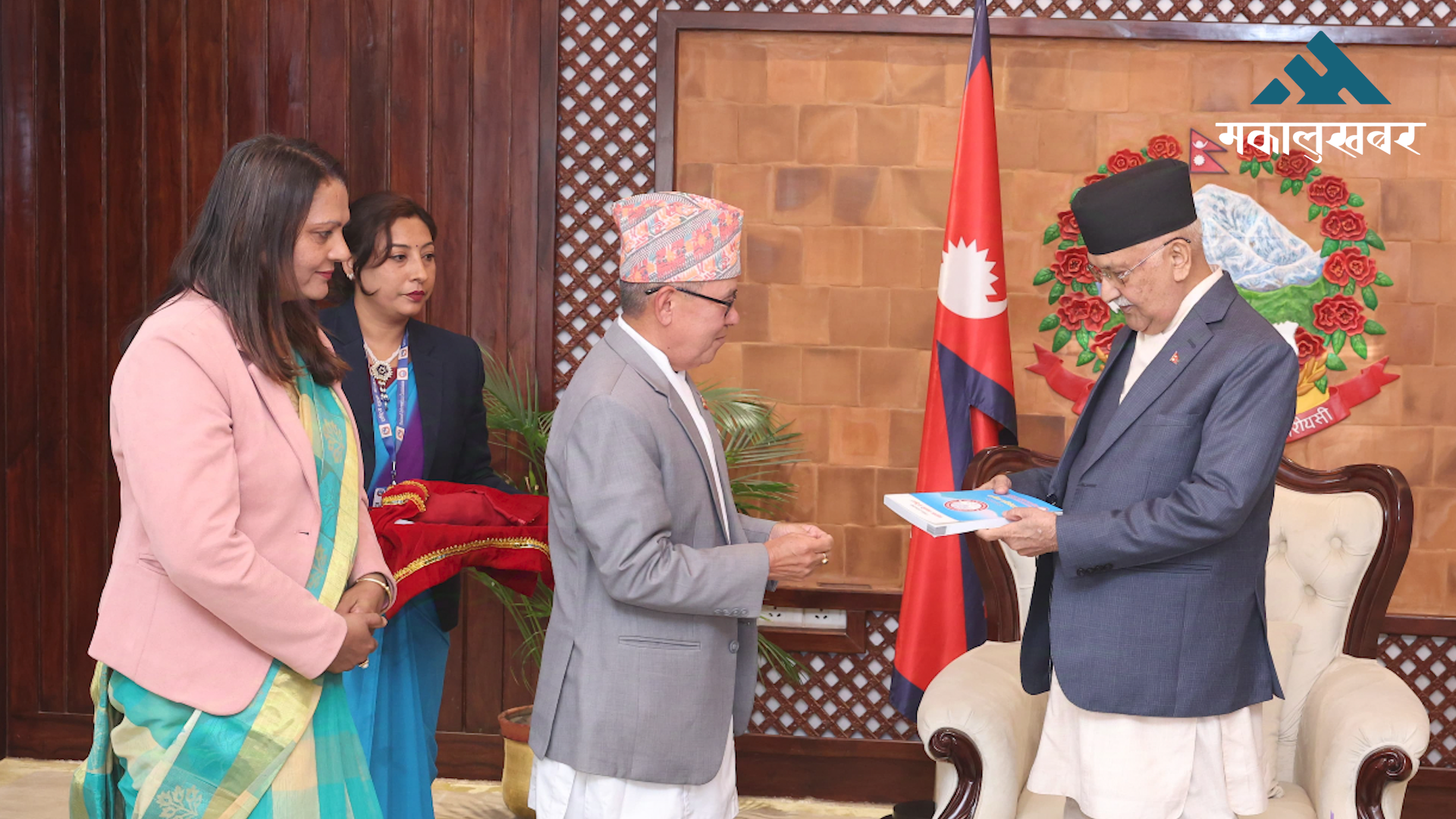 National Information Commission submits 16th annual report to PM Oli