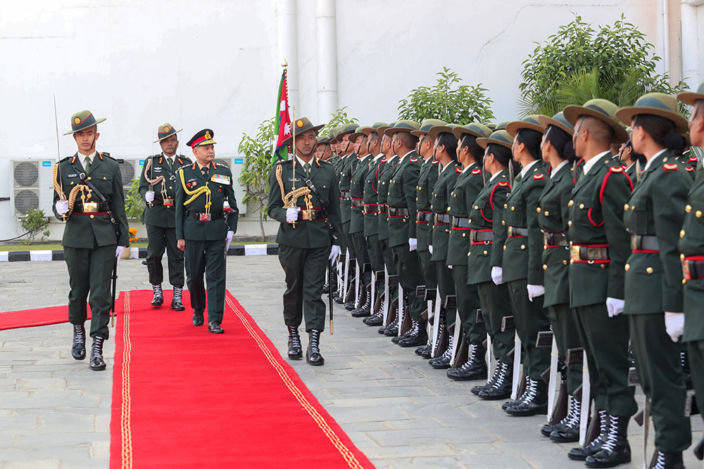 Indian Army Chief Upendra Dwivedi honored with guard of honor in Nepal