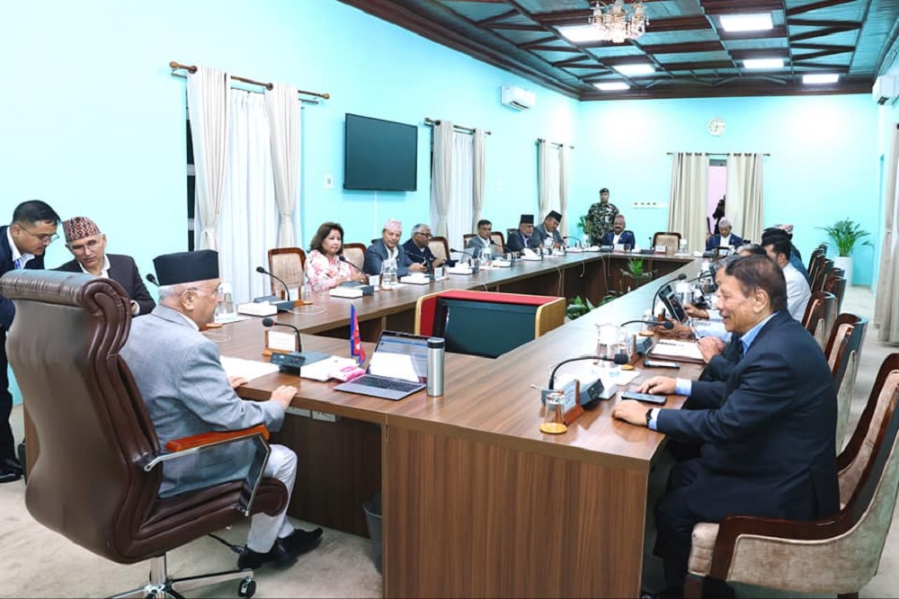 PM Oli calls cabinet meeting ahead of China visit