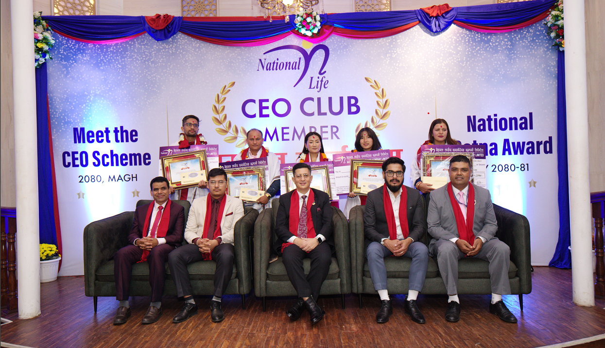 National Life honors CEO Club members from Bagmati State