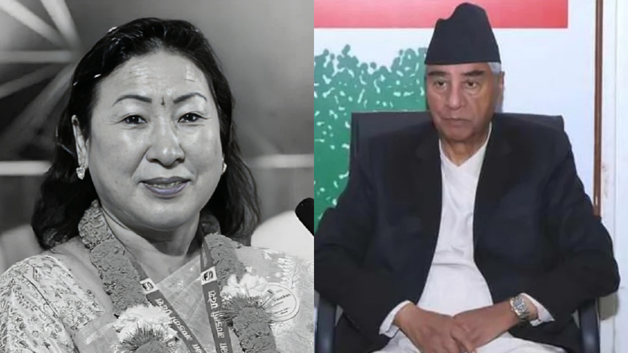 Chair Deuba expresses sorrow over Bimala Gauchhan’s passing