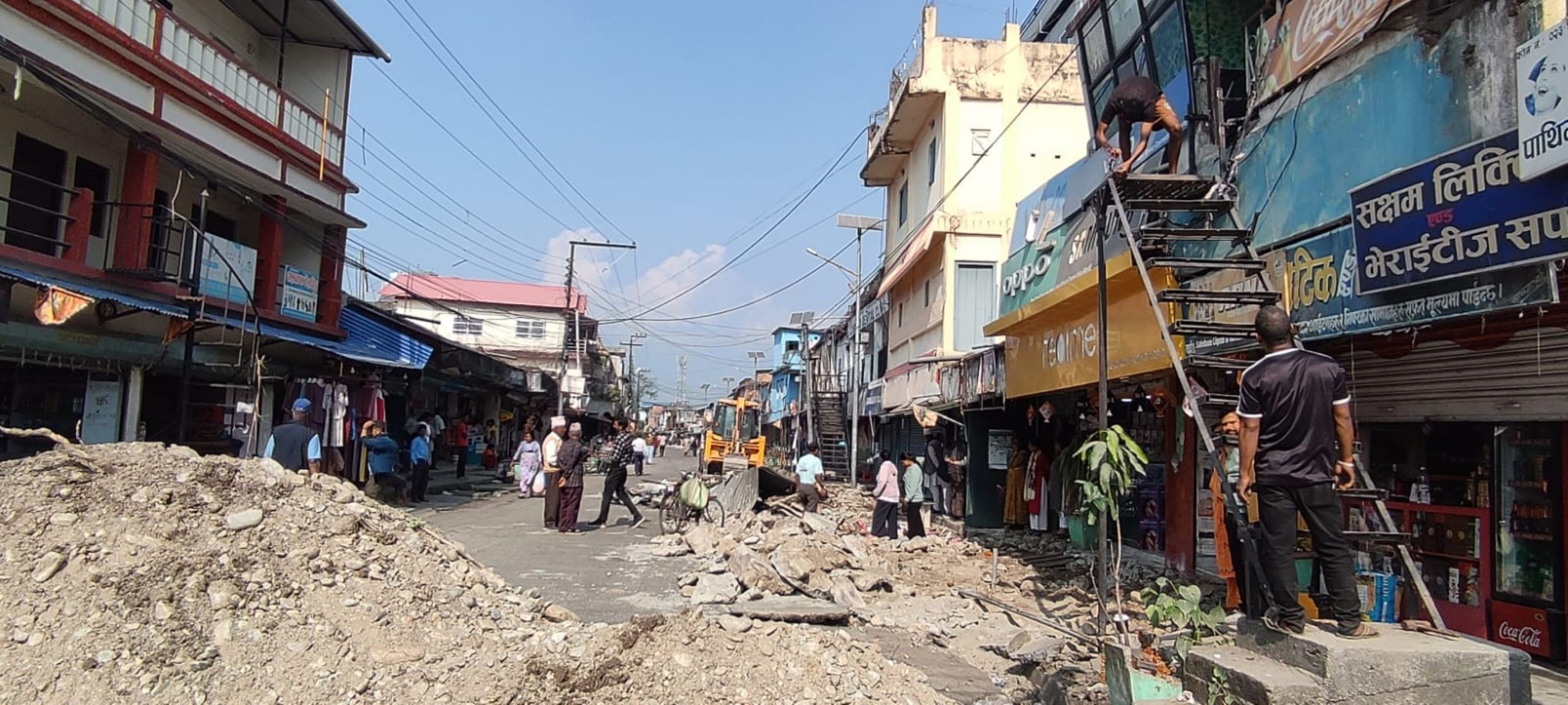 Mechinagar clears encroachments in Dhulabari