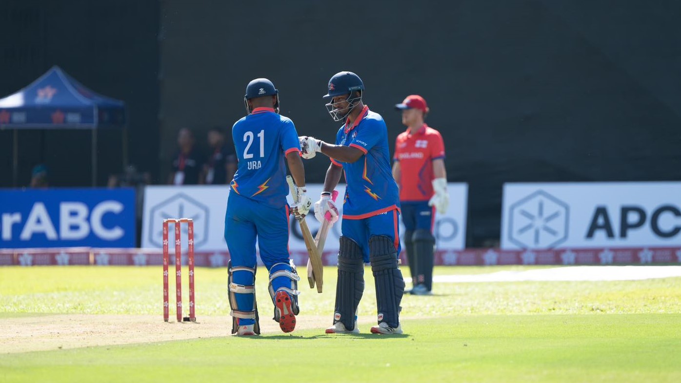 Nepal stuns England with 6-wicket victory in Hong Kong Sixes opener