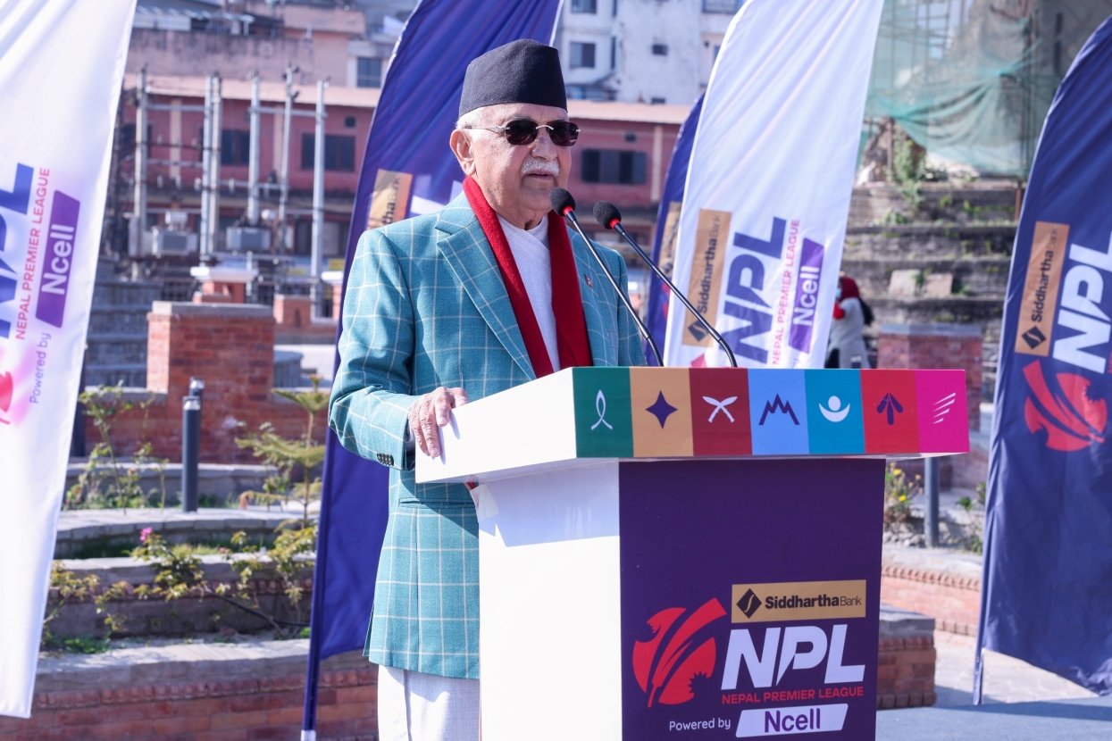 PM Oli highlights NPL’s role in promoting tourism & youth talent