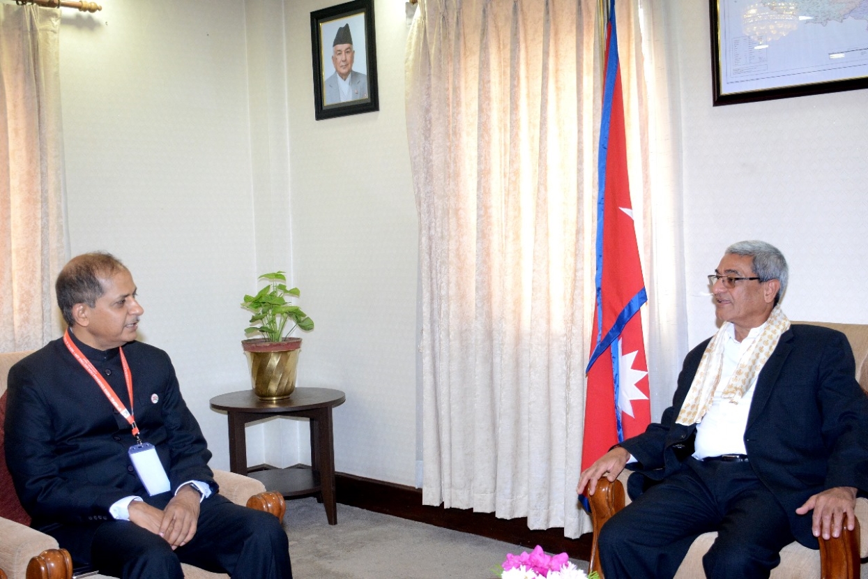 SSB, India’s high-level delegation calls on Home Minister Lekhak