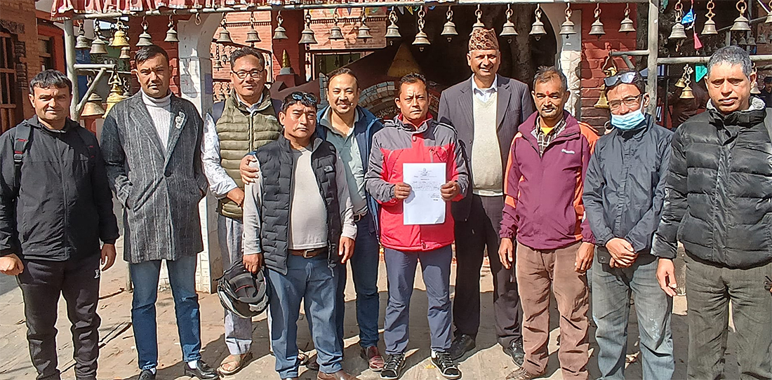 Maharjan registers candidacy for Kirtipur Mayor on behalf of Baburam’s party