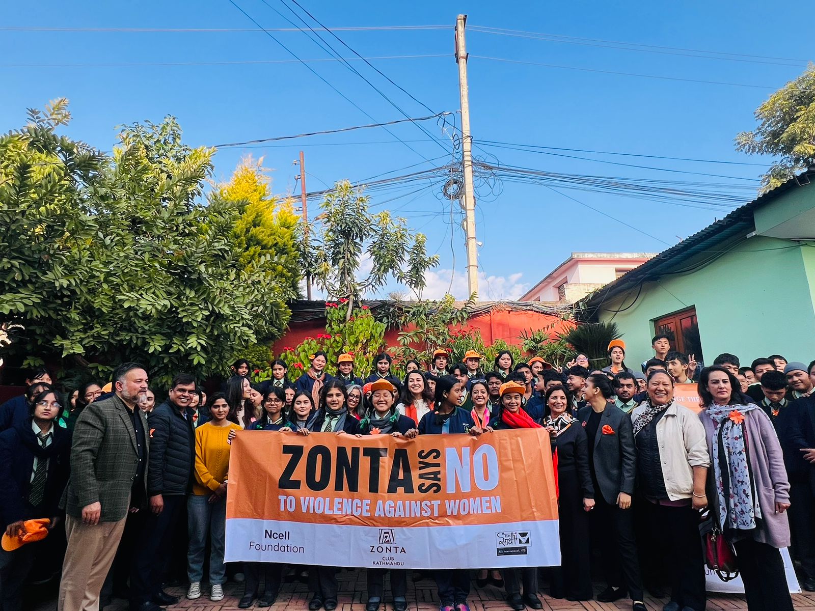 Ncell Foundation, Saathi, and Zonta Club Kathmandu unite for ‘Orange the Schools’ campaign to end gender-based violence