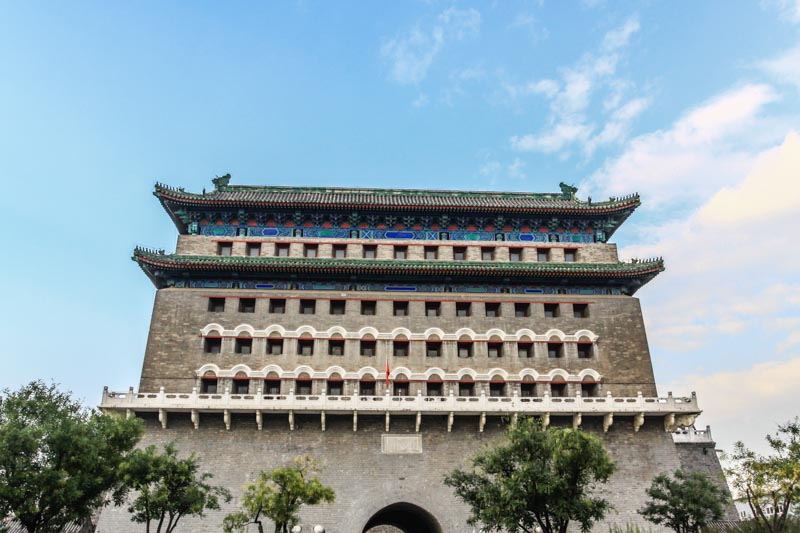 Historical archery tower in Beijing opens to public