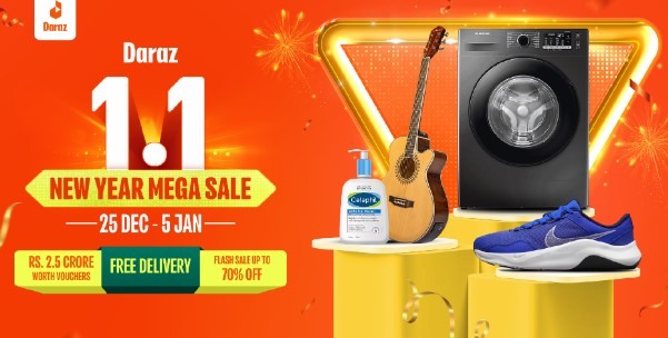 Daraz announces 1.1 New Year Mega Sale