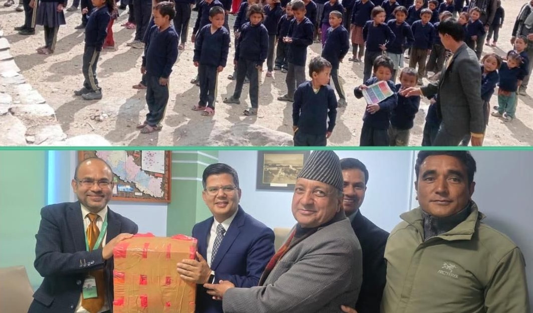 Citizens Bank provides warm clothes to students in Bajura