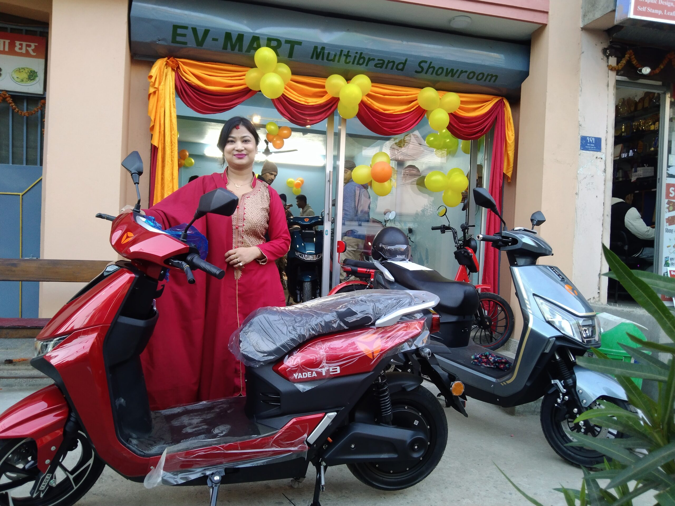 EV mart launches in Lalitpur, offering scooters from all brands