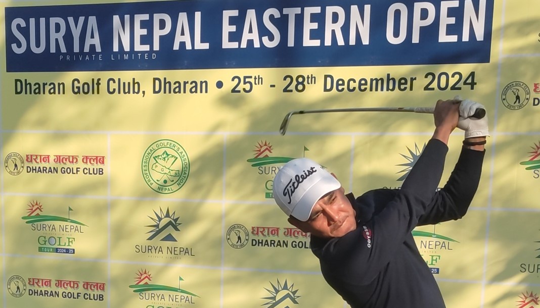 Surya Nepal Eastern Open: Local pro-Niraj takes 4-stroke lead over Dhana