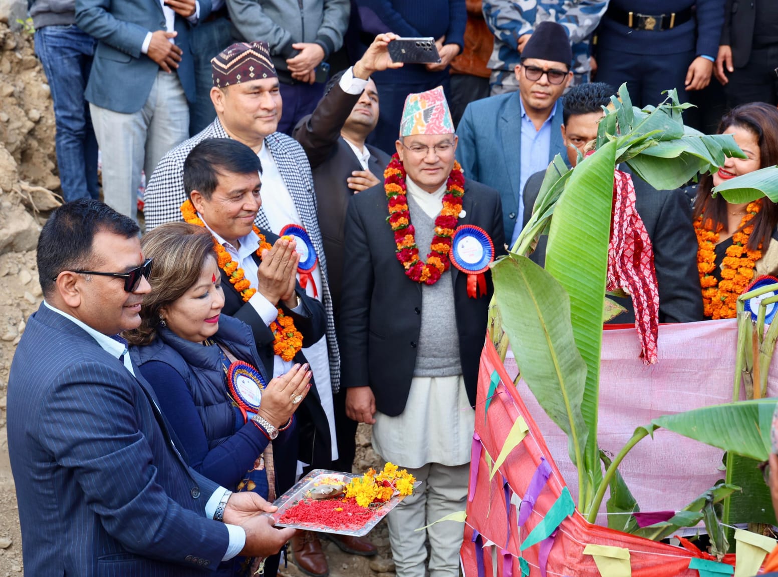 Jalpa Devi Cable Car foundation stone laid in Chisapani, Kailali