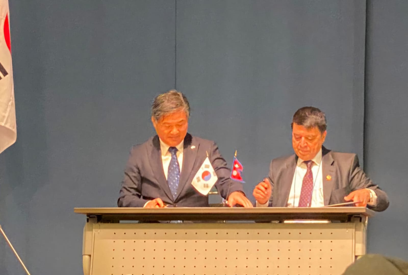 Nepal, Korea sign MoU to boost trade & investment opportunities