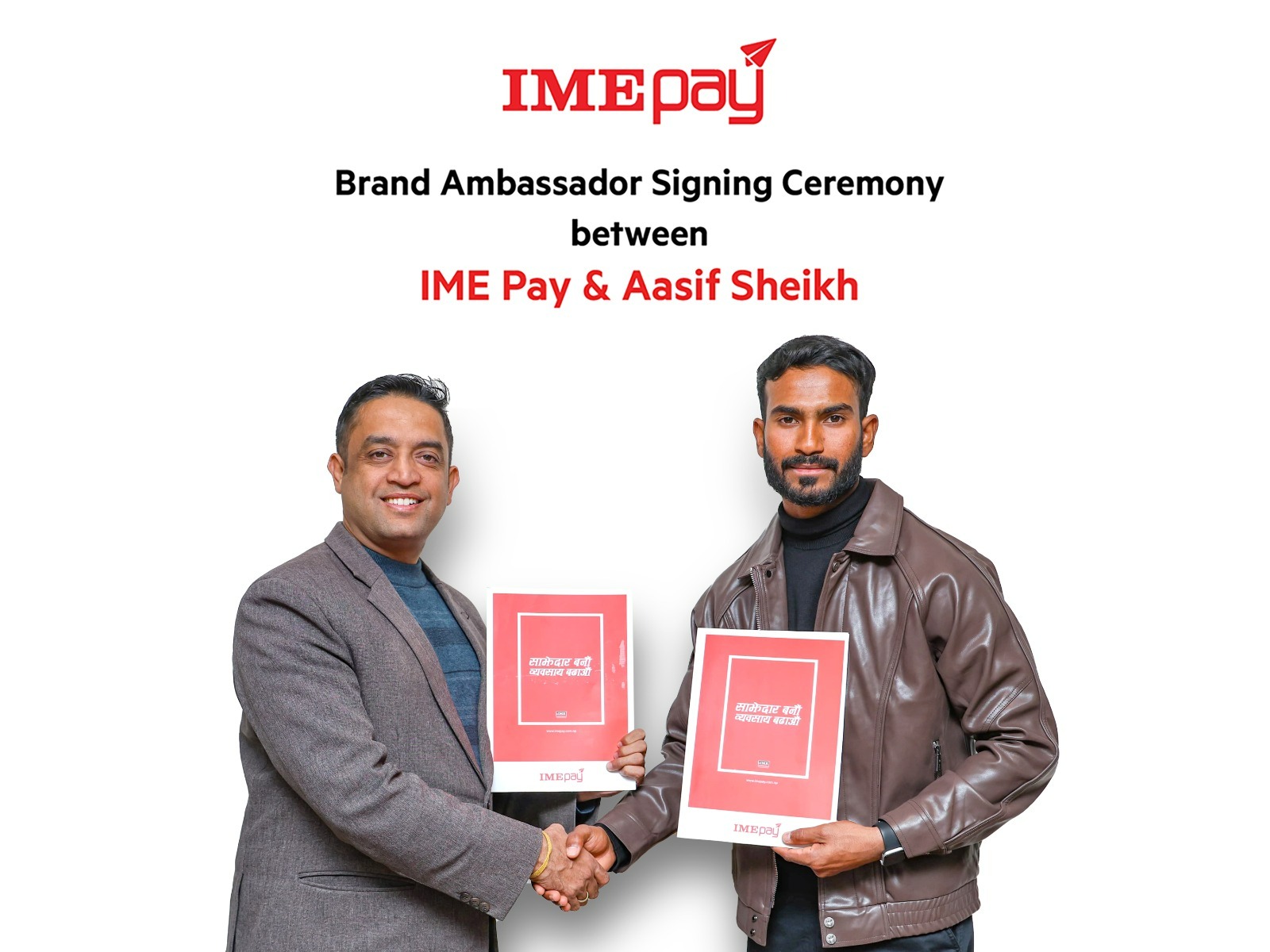 IME Pay appoints Cricketer Aasif Sheikh as brand ambassador