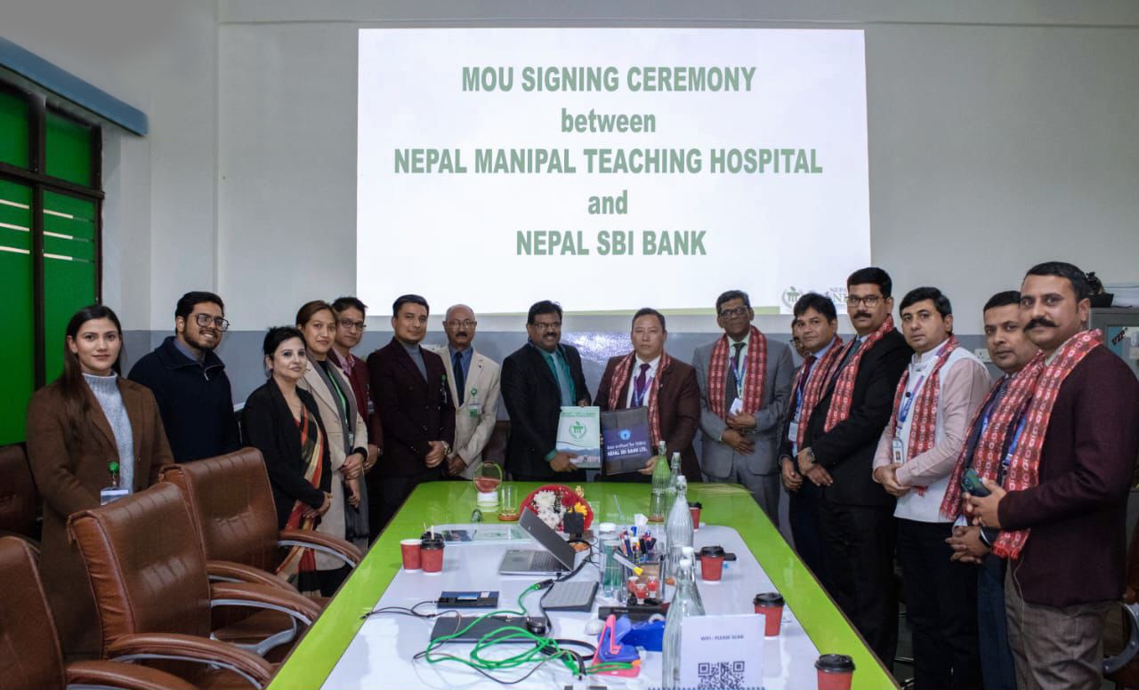 MoU between Nepal SBI Bank & Manipal Education & Medical Group (Nepal)