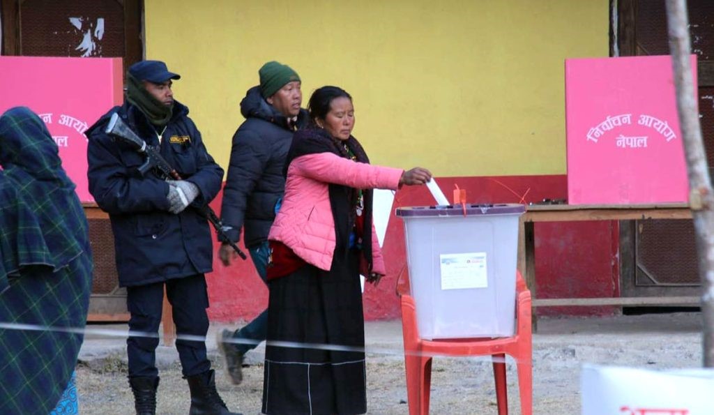 Voting ongoing in Putha Uttarganga as Congress-UML alliance contests