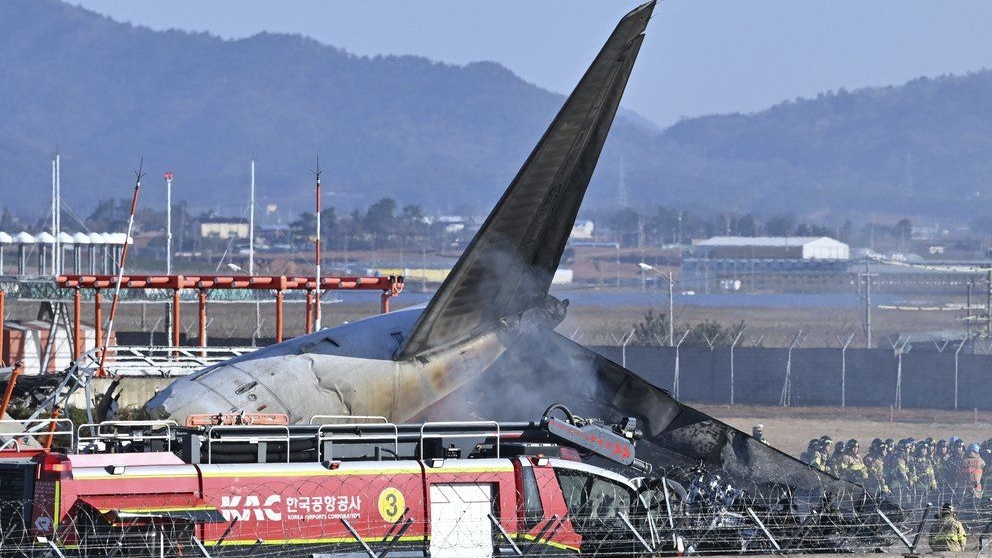 Plane crash at South Korea’s airport causes heavy casualties