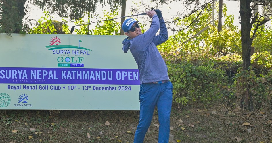 Bishnu Sharma takes lead as Surya Nepal Kathmandu Open heats up