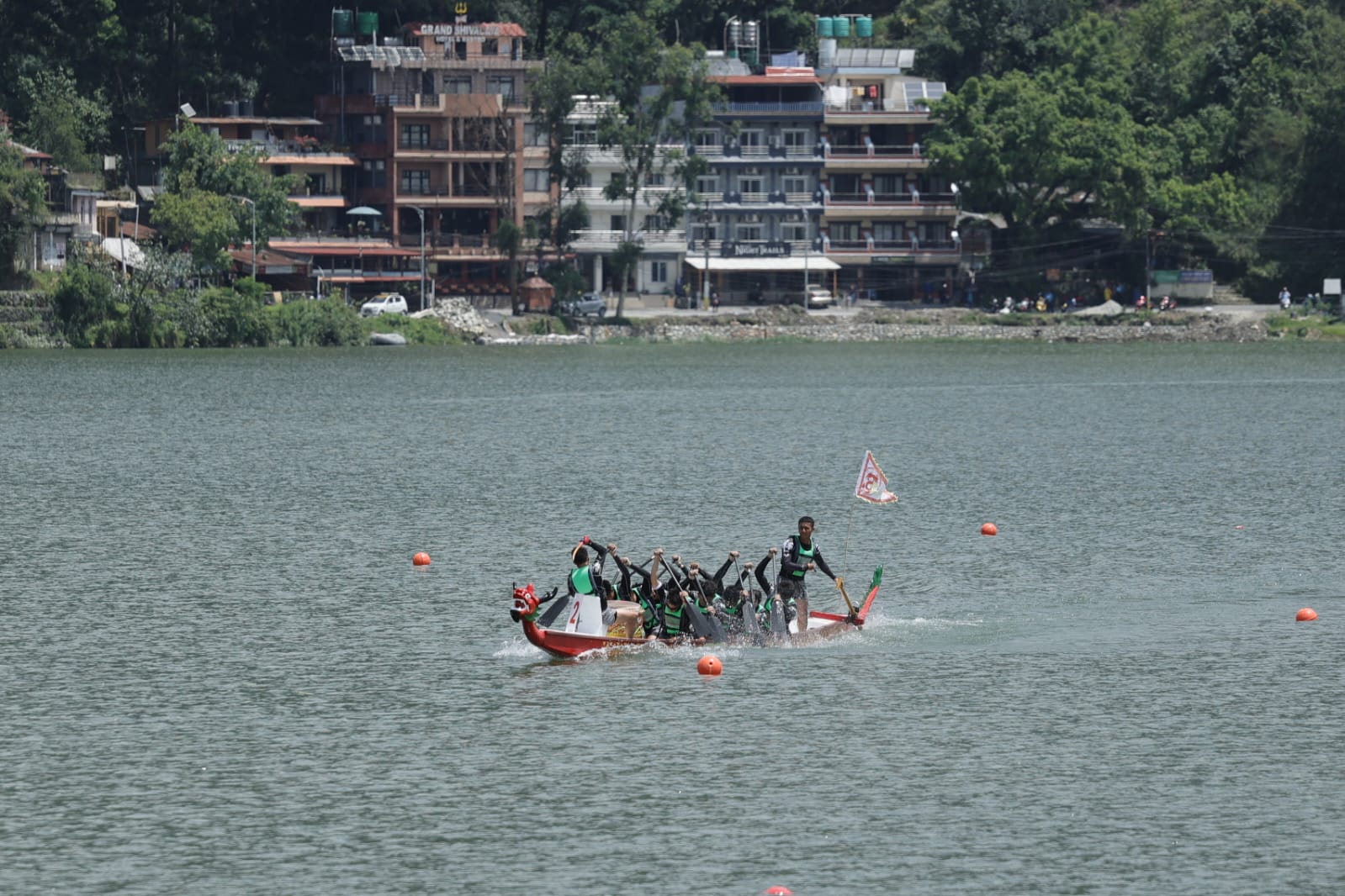 ‘Dragon Boat Race Festival’ begins at Pokhara’s Phewa Lake