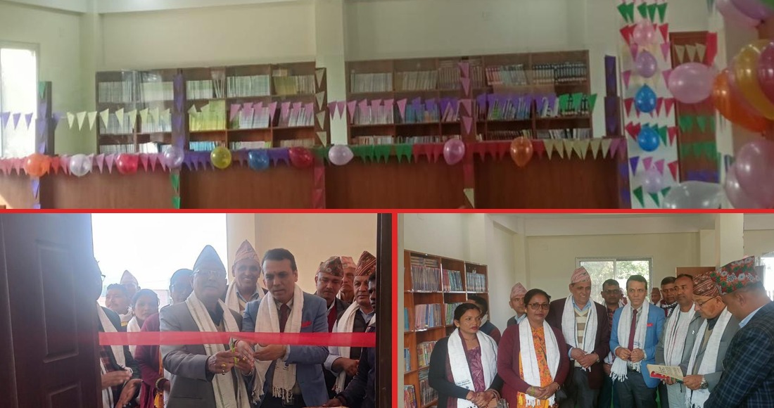 NIC Asia Bank inaugurates library in Rupandehi’s school