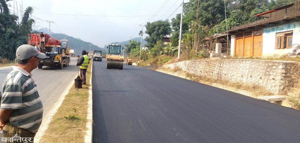 Deadline extended yet another time for western section of Muglin-Pokhara road