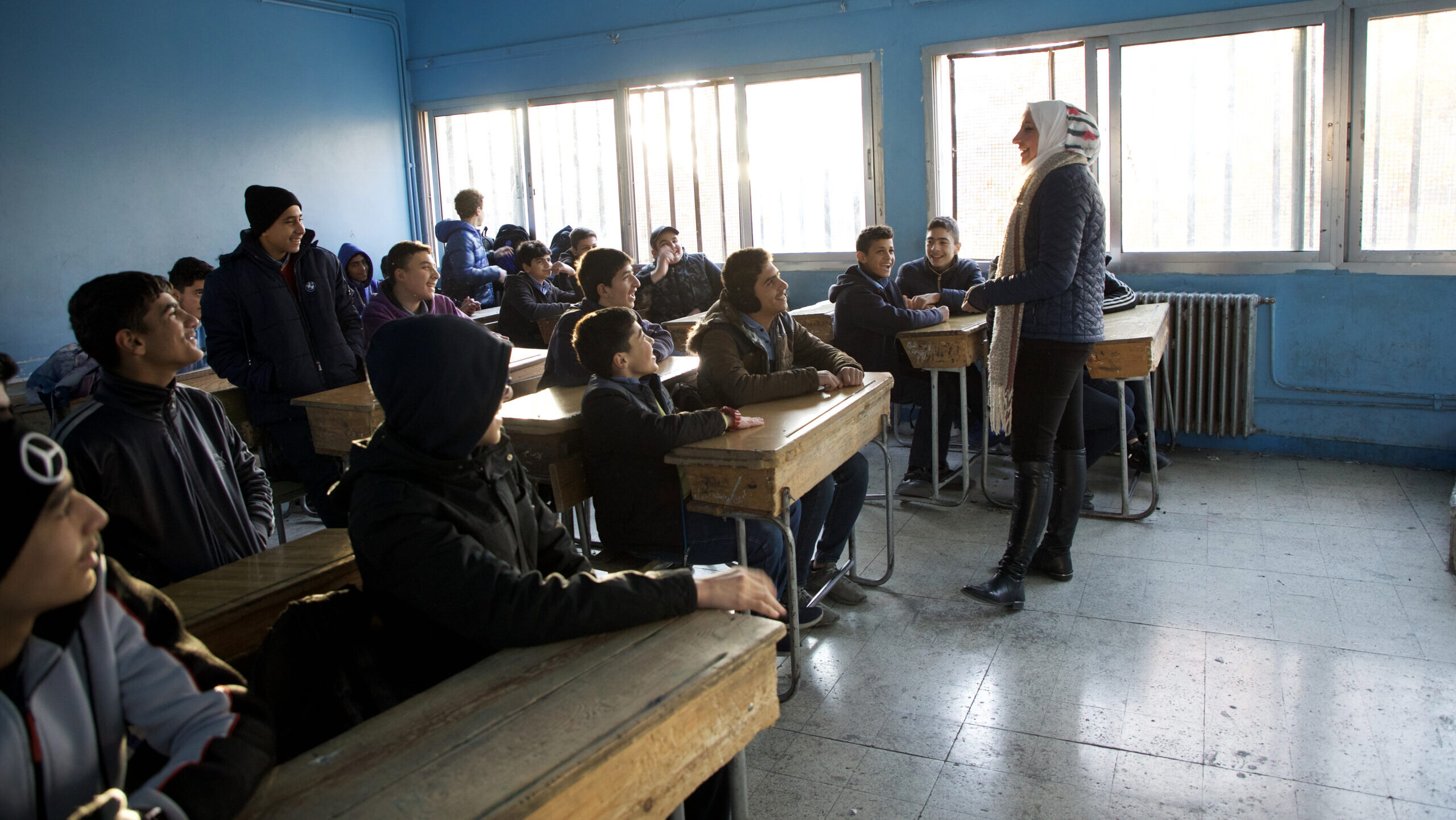 Students return to classrooms in Damascus for the first time since Assad’s ouster