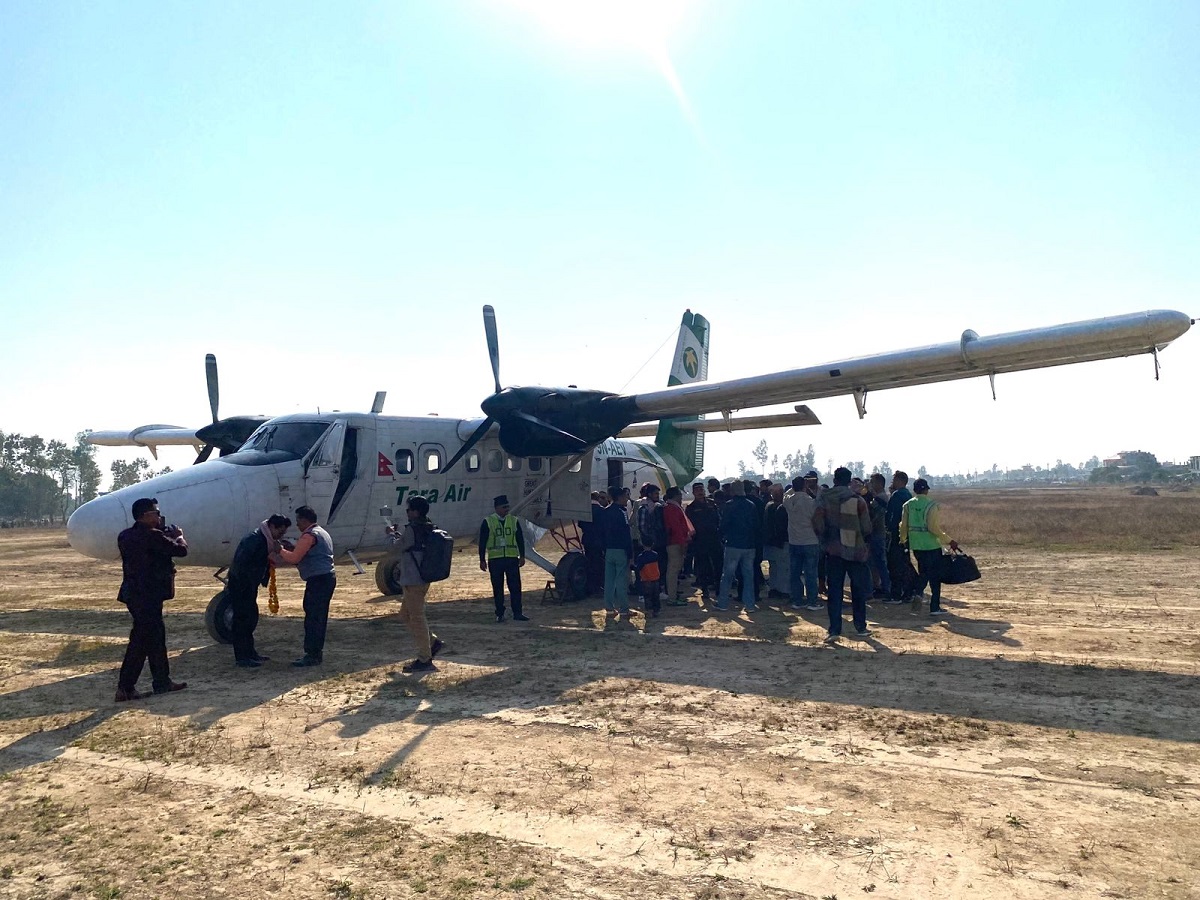 Kathmandu-Tikapur flight service starts today