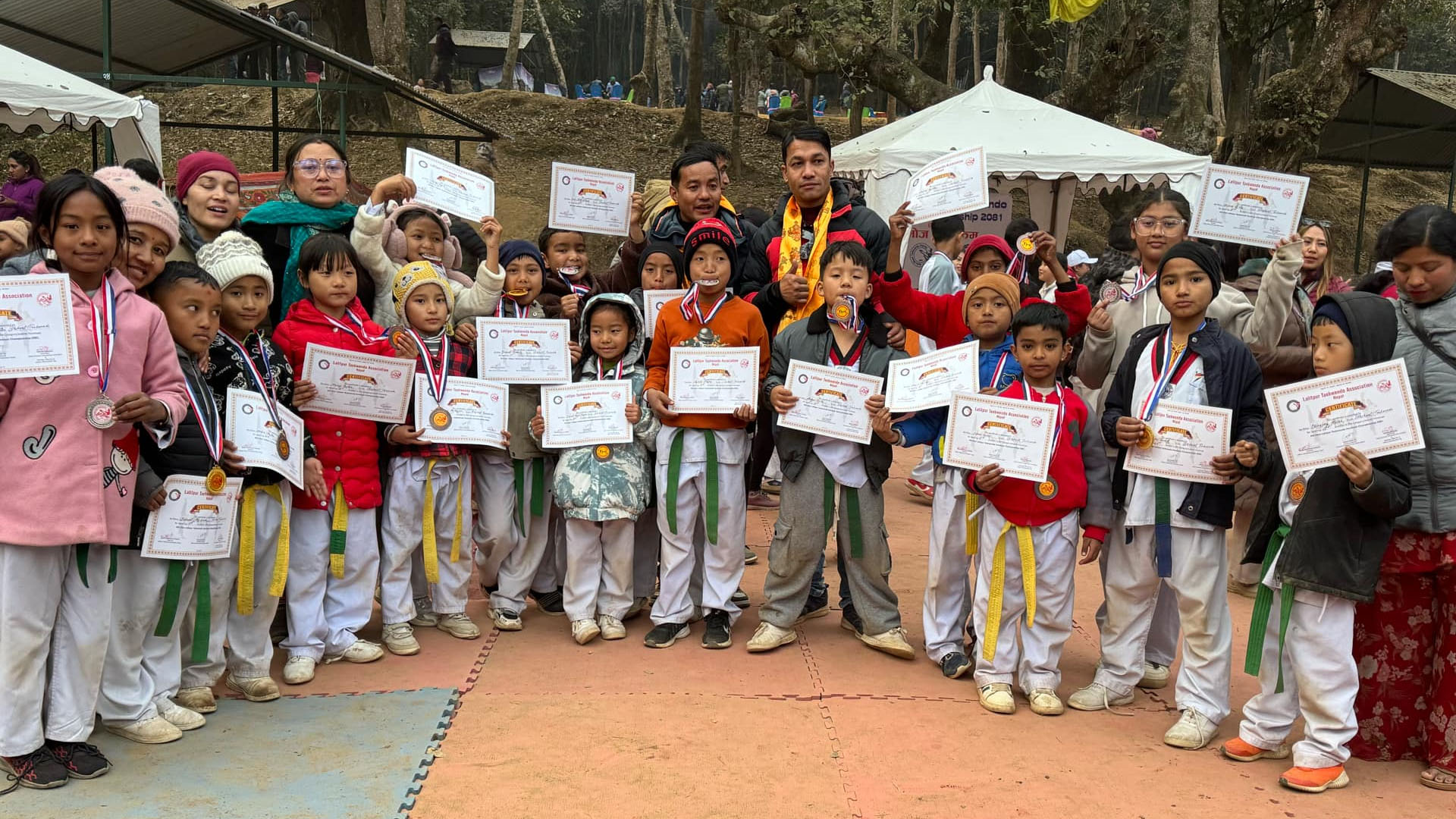 4th Lalitpur District Taekwondo Poomsae Competition concludes successfully