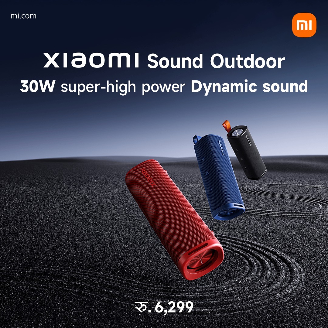 Xiaomi Nepal unveils Xiaomi Sound Outdoor Speaker: Compact, powerful, and durable