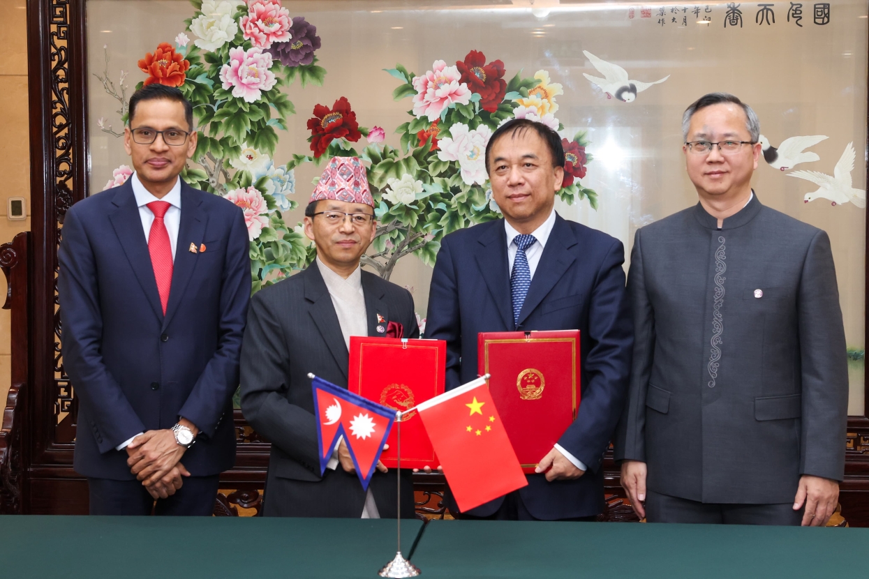 Nepal, China sign BRI framework deal