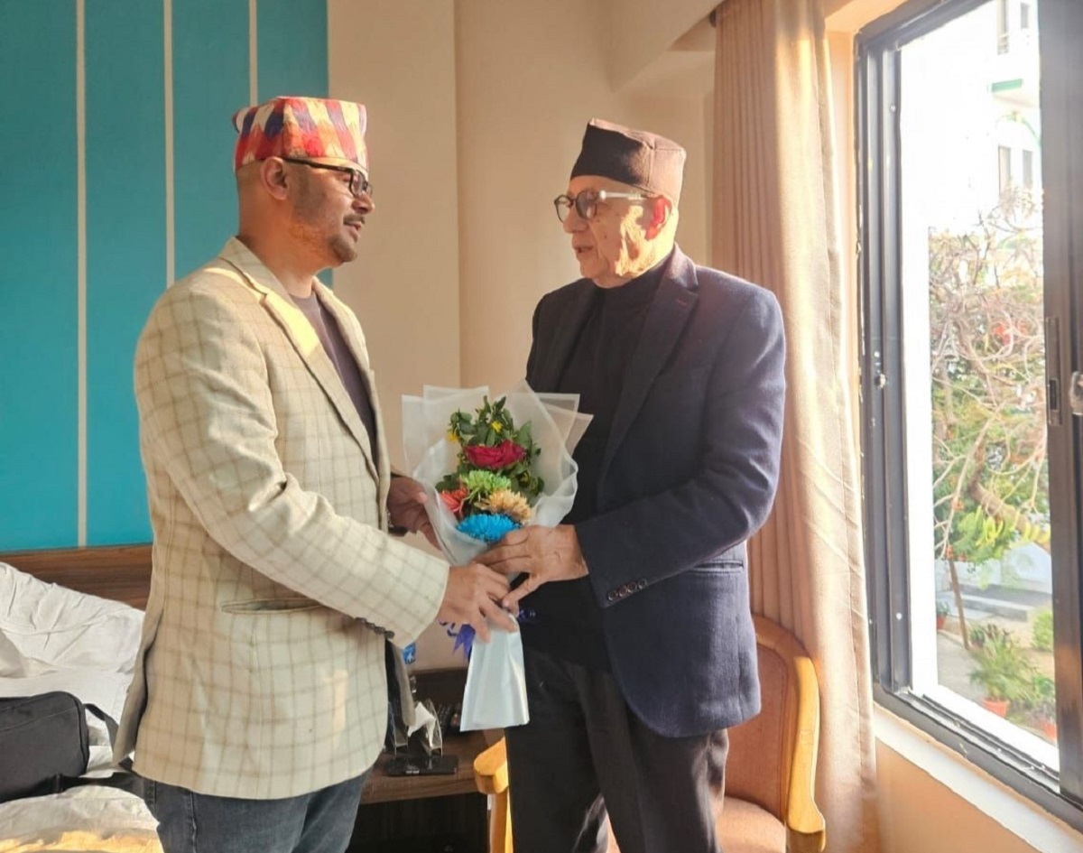 Shekhar Koirala discusses Sudurpaschim issues with former Minister Bhat