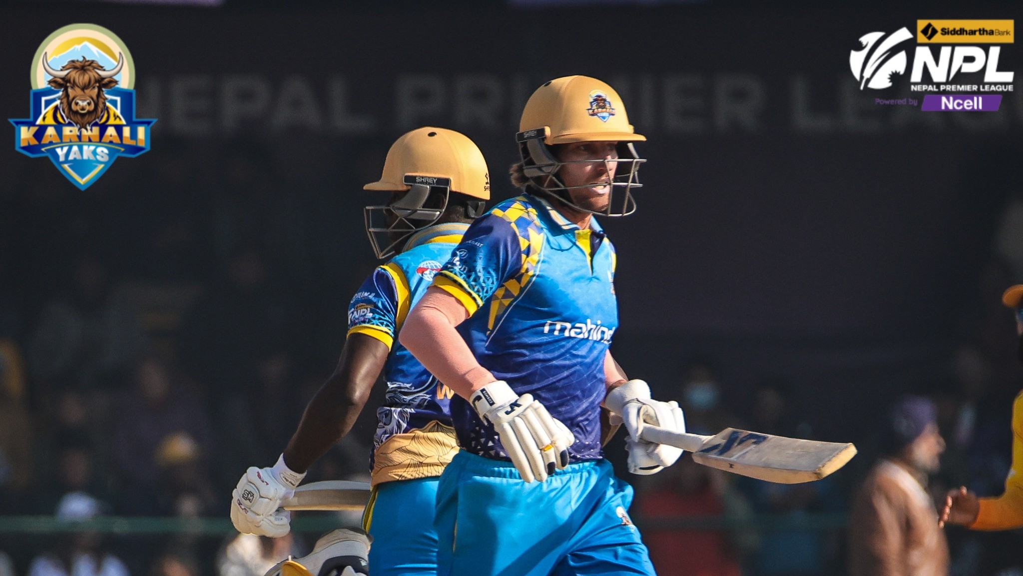 Bosisto & Kolshawala fifties power Karnali Yaks to strong 176-run target against Chitwan Rhinos