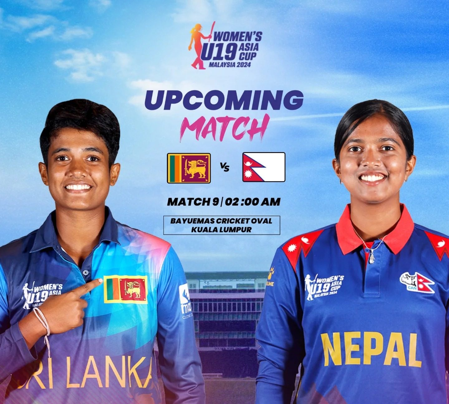 ACC U-19 Women’s Asia Cup: Nepal to face Sri Lanka today