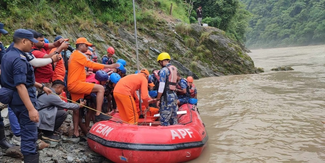 Indian gas bullet plunges into Trishuli River on way to Kathmandu