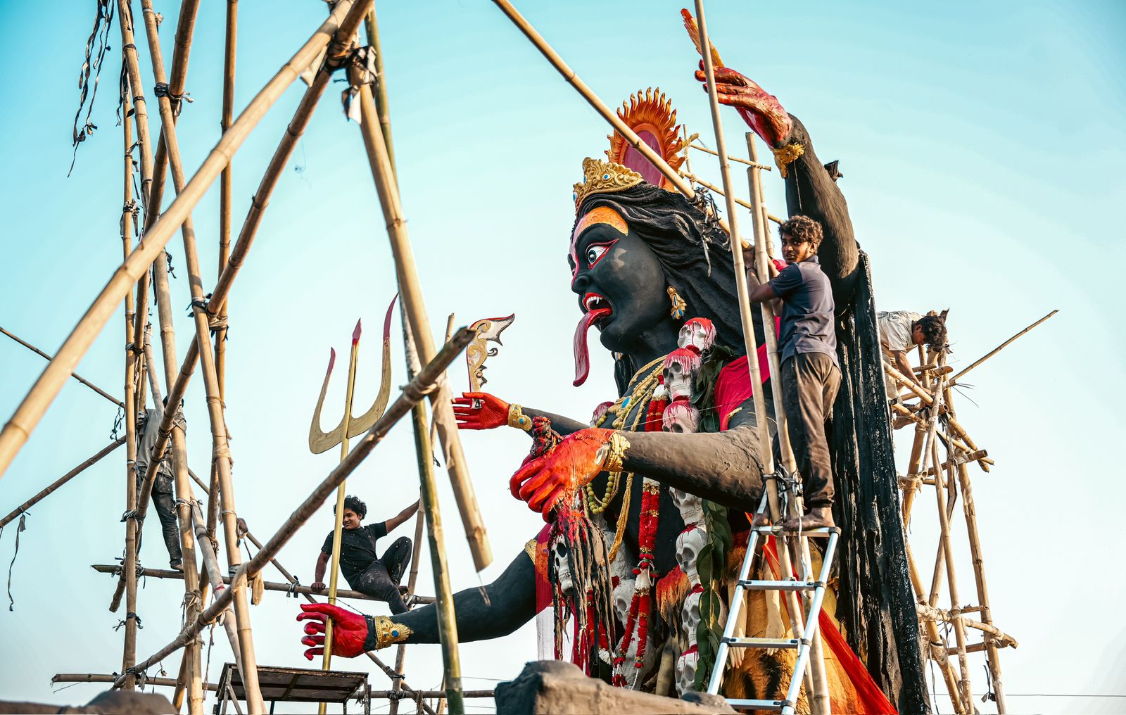 Movie ‘Balidan’ features grand Kali statue, shot with advanced technology