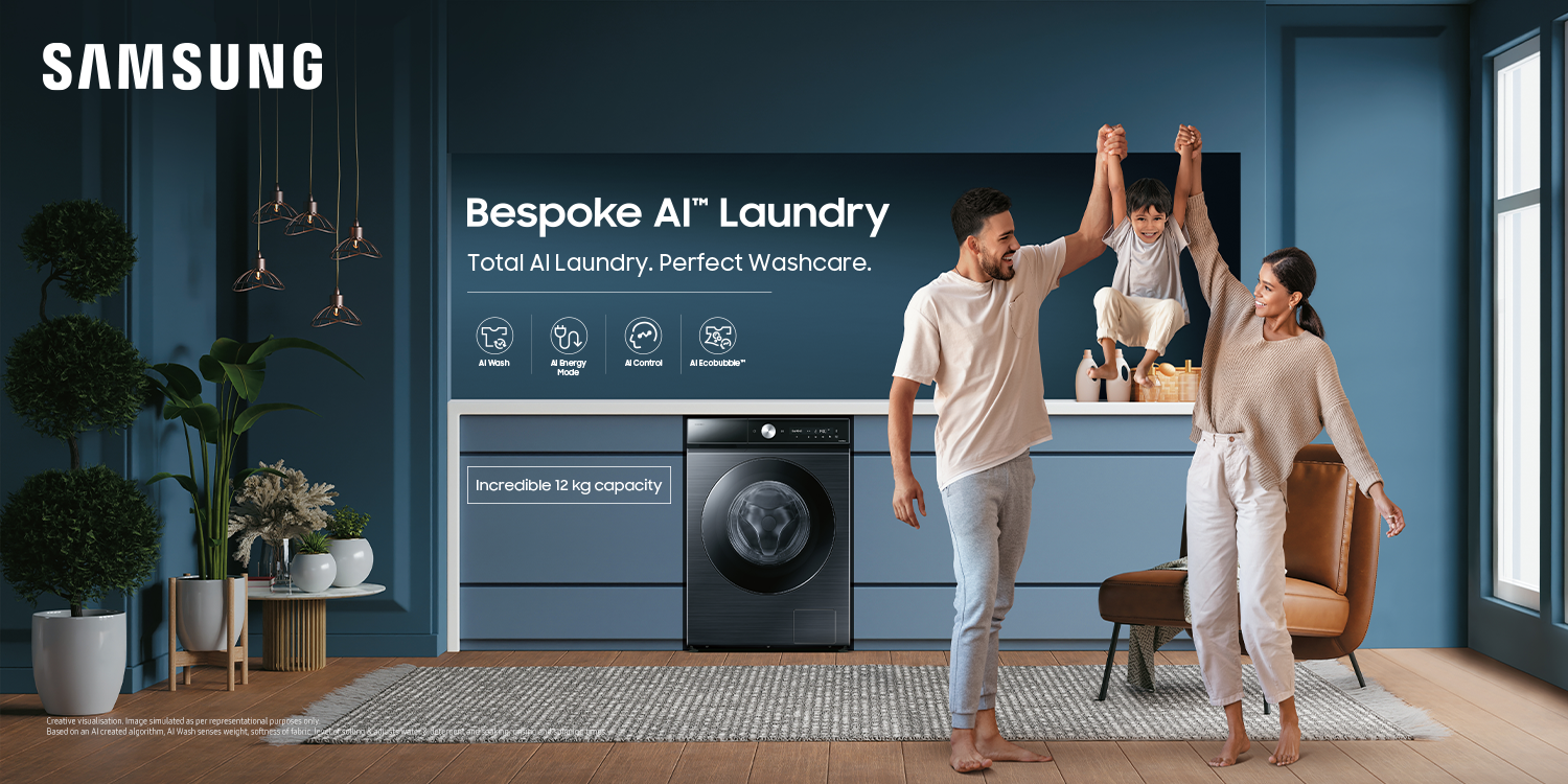 Samsung launches two new large capacity Bespoke AI TM washing machines in Nepal