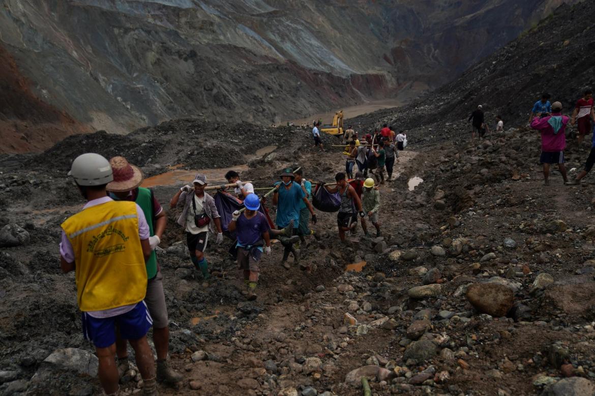 Myanmar’s jade mine collapse death toll reaches 32