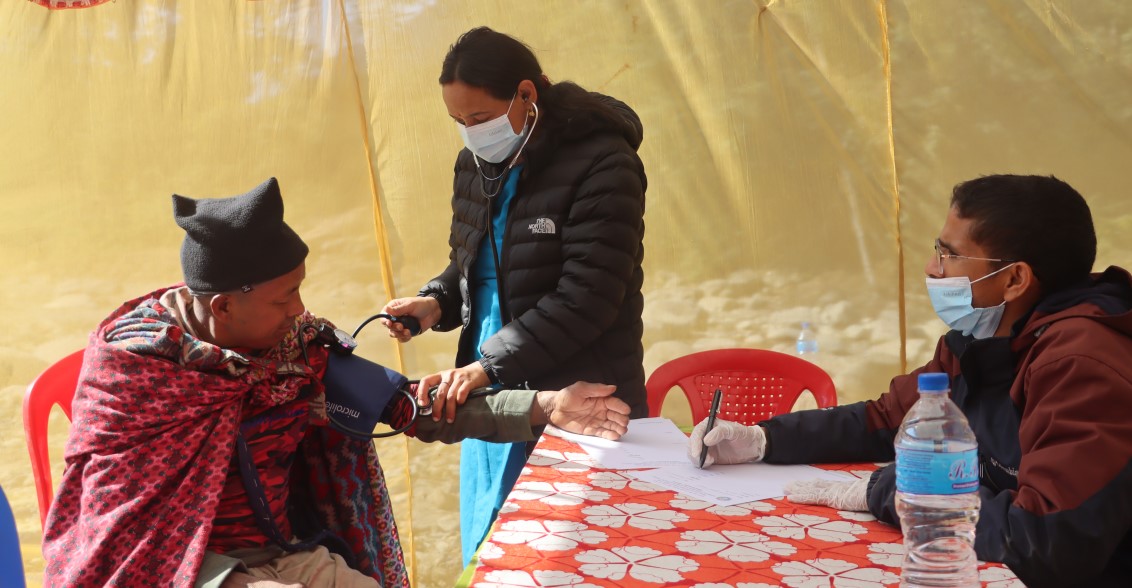 Nabil Bank organizes free health camp for Raute Community in Surkhet