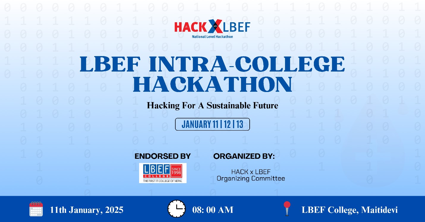 LBEF to host 48-hour hackathon ‘HackX LBEF’