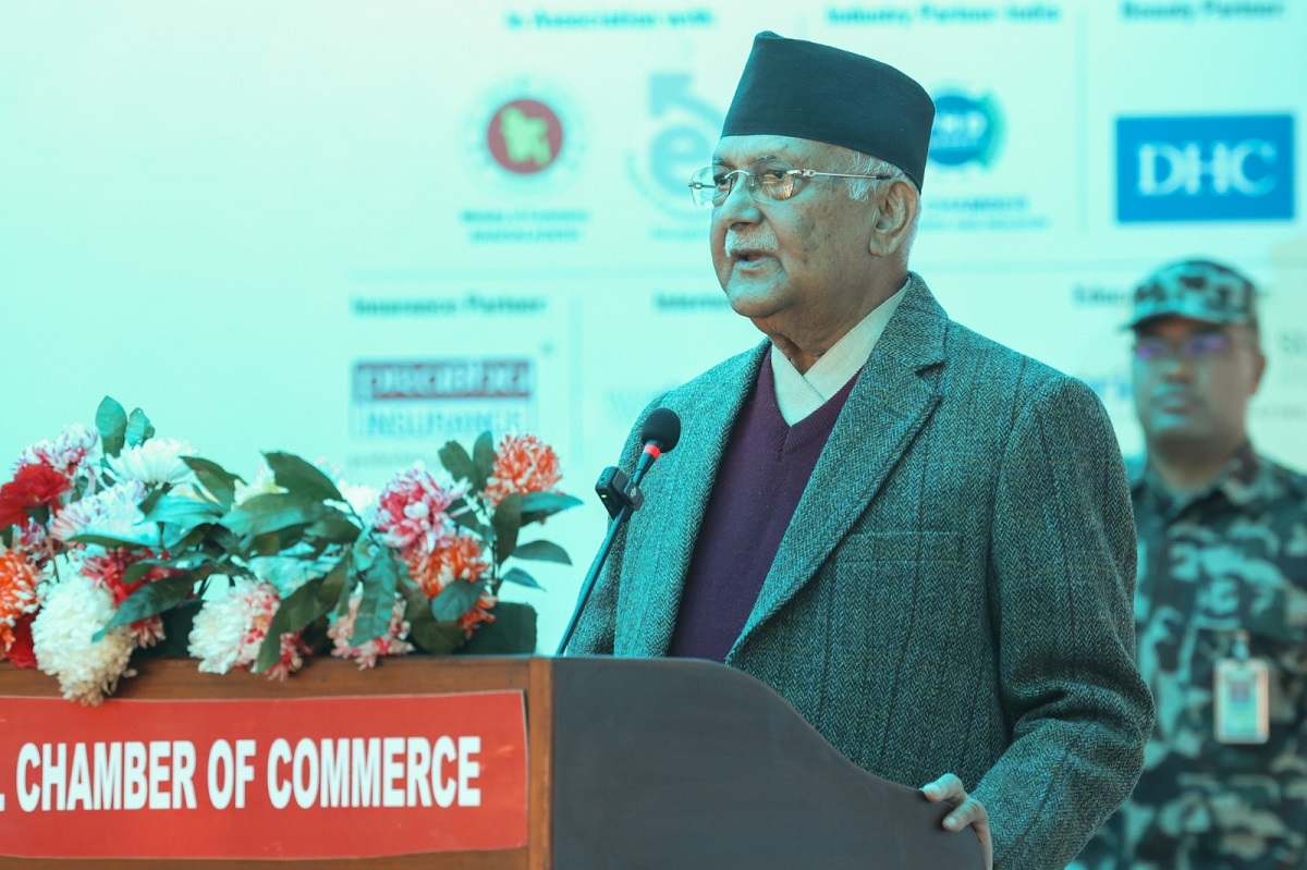 PM Oli urges businesspersons to boost exports