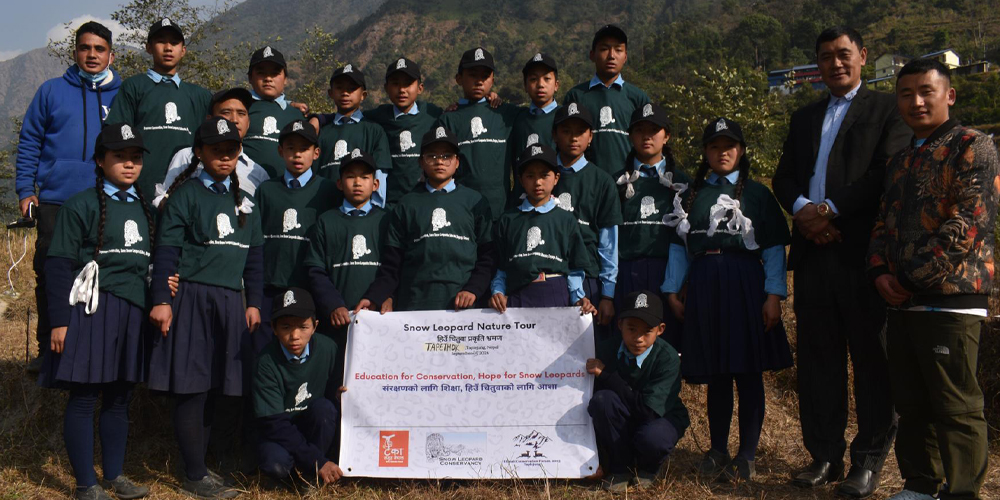 School-level initiative to protect snow leopards