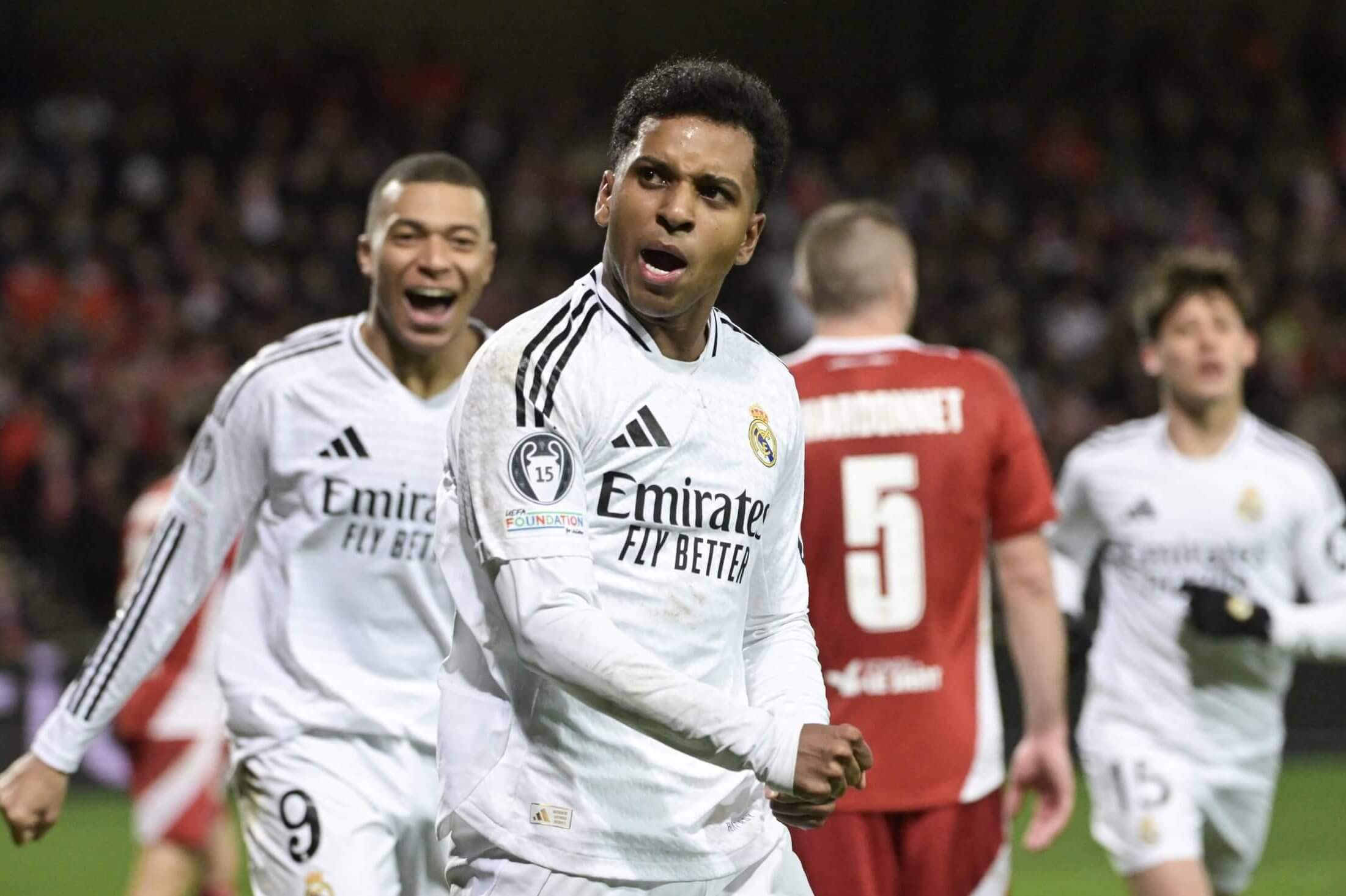 Real Madrid secures comfortable 3-0 victory over Brest in Champions League