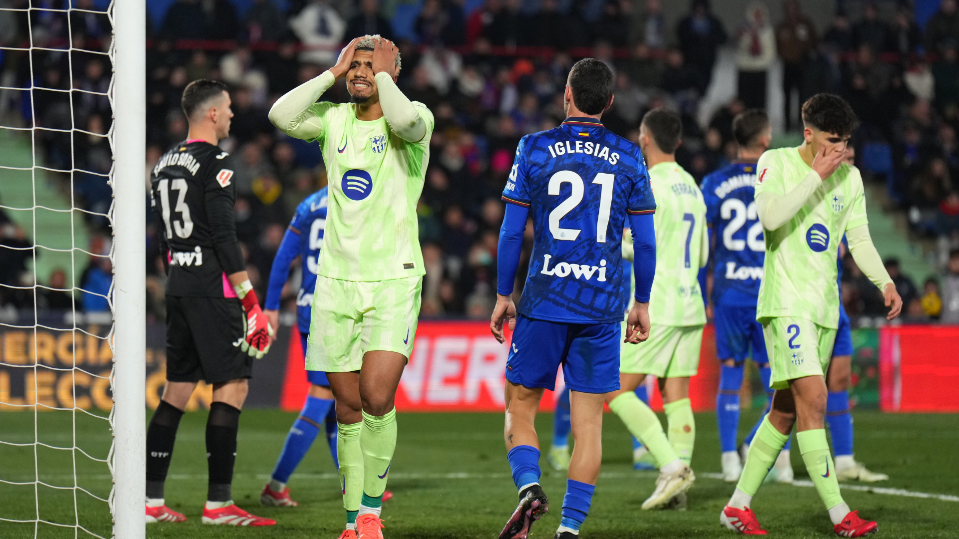 Barcelona held to 1–1 draw by Getafe, extends winless run in La Liga to four matches