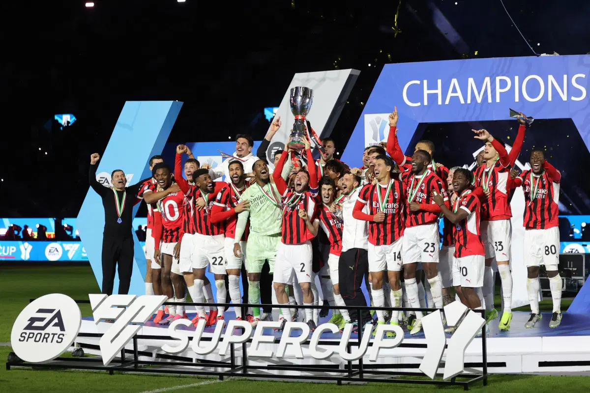 AC Milan wins Italian Super Cup